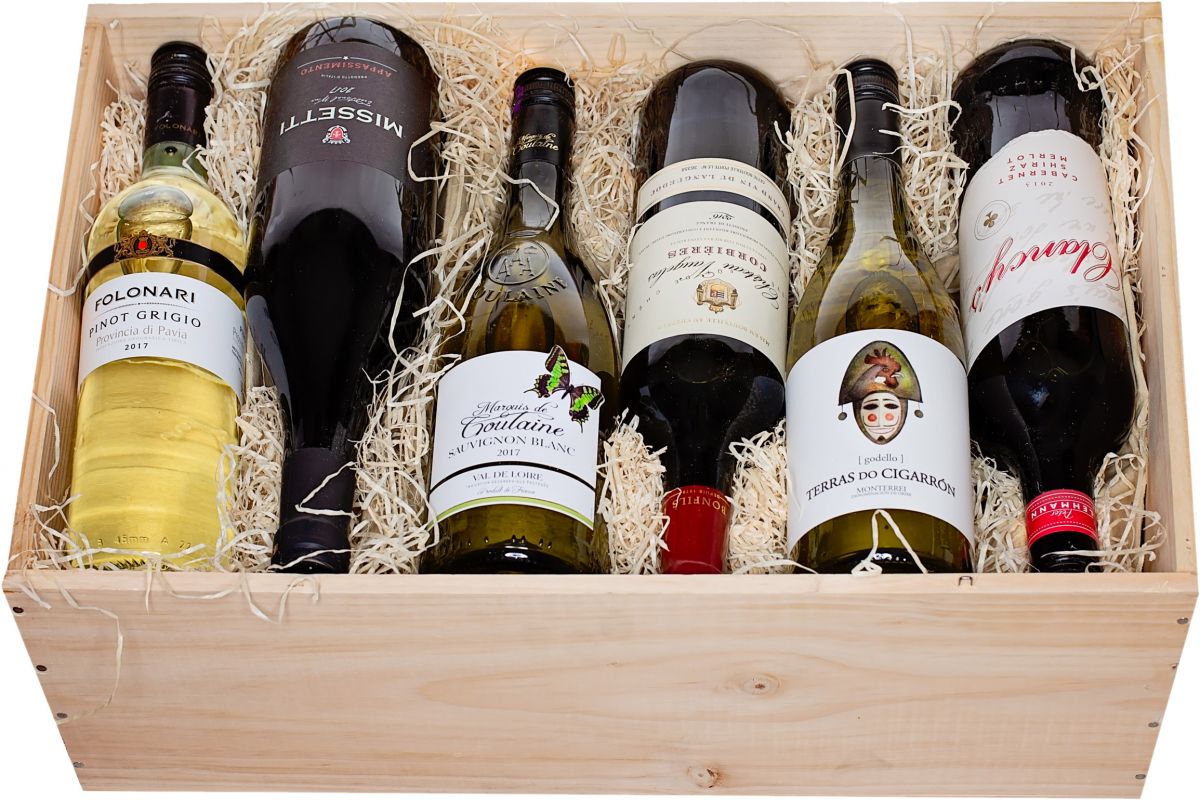 12 Bottle Box (6x2) Wine Hamper Gift Box - Jus de Vine